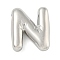 Non-Tarnish 304 Stainless Steel Pendants, Balloon Letter Charm, Letter N, 19x16x5mm, Hole: 1.5x2mm