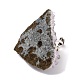 Natural Peridot Cluster & Alloy Miner Model Ornament DJEW-D002-05AS-01-4