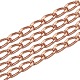 Гальванических каплевидный латунь скрученные цепи обуздать цепи CHC-PH0002-02RG-3