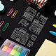 カスタムPVCプラスチッククリアスタンプ  DIYスクラップブッキング用  装飾的なフォトアルバム  カード作り  建物  160x110x3mm DIY-WH0448-0310-4