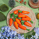CHGCRAFT 20Pcs Easter Decor Carrots Realistic Fake Fruit Lifelike Carrots Simulation for Floral Arrangements Easter Home Kitchen Display Decor DJEW-WH0039-89-5
