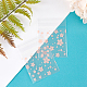 CHGCRAFT about 290Pcs OPP Cellophane Bags Clear Plastic Self Sealing Envelope Crystal Bag about 3.9x2.7 Inches for Packaging Jewelry Cookie Candy DIY Small Items OPC-CA0001-001-5