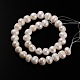 Natural Cultured Freshwater Pearl Beads Strands PEAR-E004-07-2