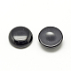 Synthetic Black Stone Cabochons G-R416-12mm-46-1-2