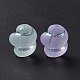 Transparent Frosted Acrylic Beads OACR-P013-33M-4