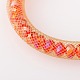Perle di vetro braccialetti BJEW-PJB861-2-2