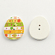 2 отверстия печатных деревянные кнопки BUTT-R031-146-2