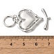 Латунные застежки-молнии из прозрачного кубического циркония KK-N254-80P-4