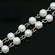 Handmade Glass Pearl Beads Chains AJEW-ph00493-01-2