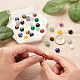 Fashewelry 30pcs 15 cabochons de pierres précieuses naturelles et synthétiques de style G-FW0001-12B-5