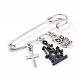 Iron Safety Brooch for Halloween JEWB-BR00048-01-2