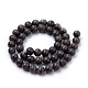 Natural Brown Snowflake Obsidian Beads Strands G-S259-12-10mm-2