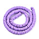 Handmade Polymer Clay Beads Strands CLAY-R089-6mm-113-2