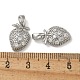 Подвески из латуни с микропаве из циркония KK-R210-17P-3