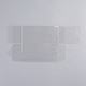 折り畳み式透明PVCボックス  クラフトキャンディー包装用  結婚式  パーティーギフトボックス  正方形  透明  14x7x7cm CON-WH0070-56-1