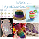 Resin Rhinestone and ABS Cabochons Sets RESI-WH0029-51B-5