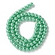 Hebras de perlas de vidrio teñidas ecológicas HY-A008-6mm-RB014-2