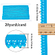 Gorgecraft-Polyester-Elastikkordeln mit Einzelkantenbesatz EC-GF0001-38A-2
