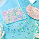 285 perles en plastique transparentes&nbsp;KY-TA0001-54-5