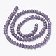 Chapelets de perles en verre opaque de couleur unie EGLA-A034-P2mm-D11-2