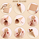 PandaHall Elite 50pcs Folding Kraft Paper Cones Flower Holder Bouquet Candy Chocolate Bags Boxes with Hemp Ropes Label Stickers Tape DIY Wedding Table Decor Party Gift Box DIY-PH0020-67-4