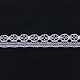 Ruban en nylon avec garniture en dentelle pour la fabrication de bijoux ORIB-F003-092-1