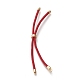 Création de bracelets à cordon torsadé en nylon MAK-M025-133-1