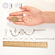Sunnyclue 1 Box DIY Cabochon Ohrringe Armband Herstellung Kit mit Messing Ohrring Haken DIY-SC0007-56-4
