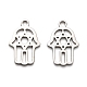 316 Surgical Stainless Steel Pendants STAS-H190-05P-02-1