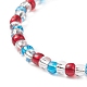 Bracelets de perles de rocaille de verre BJEW-JB09070-3