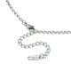 304 Stainless Steel Rolo Chain Necklace for Men Women NJEW-YW0001-18-2