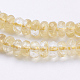 Chapelets de perles de pierre de pastèque en verre G-P355-06B-3