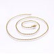 304 Stainless Steel Cable Chains Necklaces MAK-L015-34C-2
