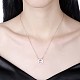 925 Sterling Silver Pendant Necklaces NJEW-BB30034-B-6