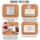 Clear Acrylic Soap Stamps DIY-WH0438-005-7