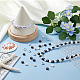 HOBBIESAY 1200Pcs 4 Styles Opaque Acrylic Beads MACR-HY0001-07-5