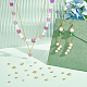 Hobbiesay 160 pcs 8 styles multi-pétales de fleurs capuchons de perles 4-8 mm 304 entretoises de capuchon de perle en acier inoxydable embouts d'espacement dorés pour la fabrication de bijoux de boucle d'oreille STAS-PH0004-45-6