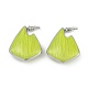 Boucles d'oreille en laiton émaillé&nbsp;EJEW-Q391-01P-01-1