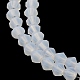 Fili di perle di vetro smerigliato imitazione giada X1-GLAA-F029-JM4MM-B05-3