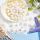 Nbeads circa 60 pz classificano perle di perle d'acqua dolce coltivate naturali PEAR-NB0002-21-4