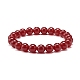 Dyed Natural Malaysia Jade Round Beads Stretch Bracelets Set BJEW-JB06955-4