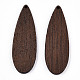 Grandes colgantes de madera de wengué natural WOOD-T023-73-2