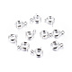 Silver Color Plated Brass Bolt Spring Ring Necklace End Clasps Great for Jewelry Making X-KK-H418-S-1