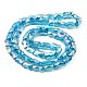 AB Color Plated Transparent Glass Beads Strands EGLA-P051-06A-A10-3