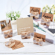 Olycraft 6 Sets Wood Place Card Holders AJEW-OC0001-35-6