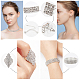 PandaHall Elite Crystal Rhinestone Jewelry Set SJEW-PH0001-07-3