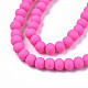 Handmade Polymer Clay Beads Strands X-CLAY-N008-053-03-3
