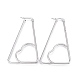 201 Stainless Steel Hoop Earrings EJEW-A052-21B-1
