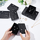 NBEADS 15 Pcs Silver Stamping Cardboard Jewelry Boxes CON-NB0001-92D-3