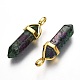 Natural Ruby in Zoisite Double Terminated Pointed Pendants G-G902-B15-2